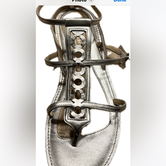 Coach Silver Women's Sandals - Picture 6 of 12